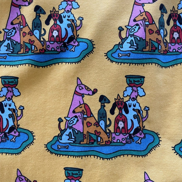 Nooworks Dog Party Fabric Swatch