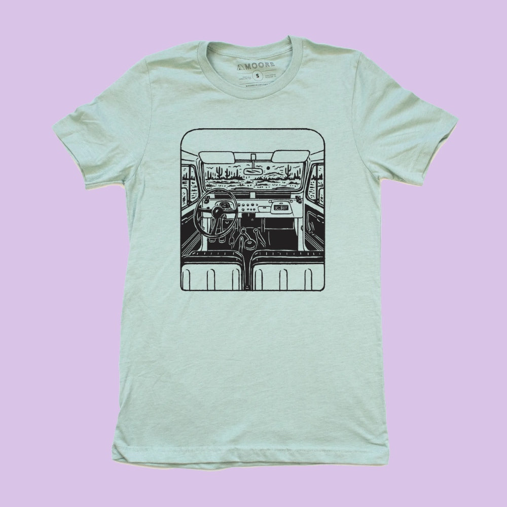Moore Collection Desert View Dusty Blue Tee