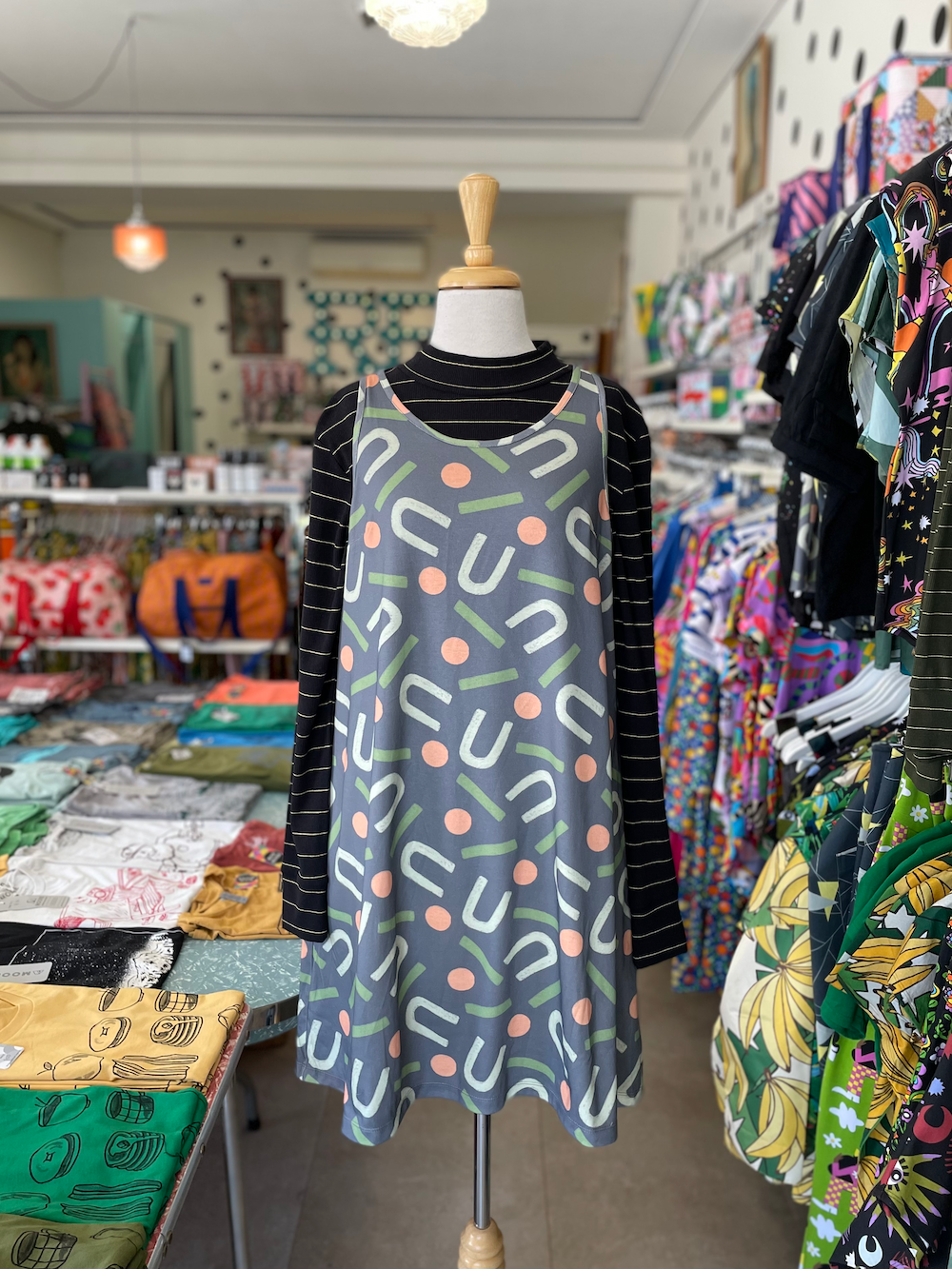 Shipshape Studio Swing Dress - Neo Geo