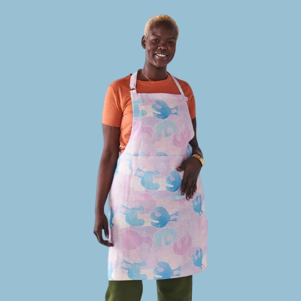 Kip & Co X Ernabella Arts Tjulpu Kulunypa Linen Apron