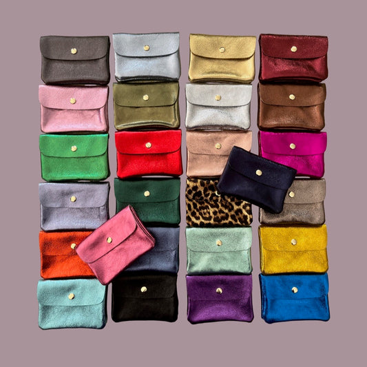 Royal Marais Metallic Leather Kangoo Wallet