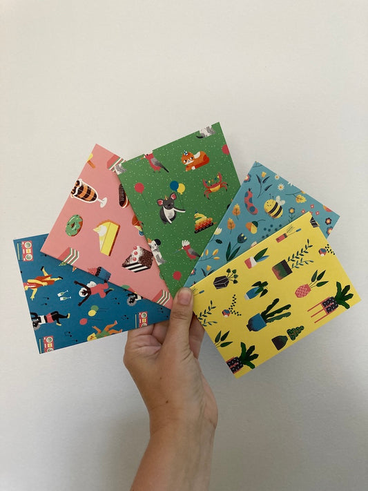 Snail Mail Paper Goods X Lisa Max Party Animals Card