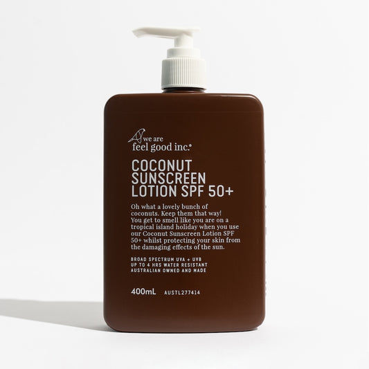 We Are Feel Good Inc Coconut Sunscreen SPF50+ 400ml