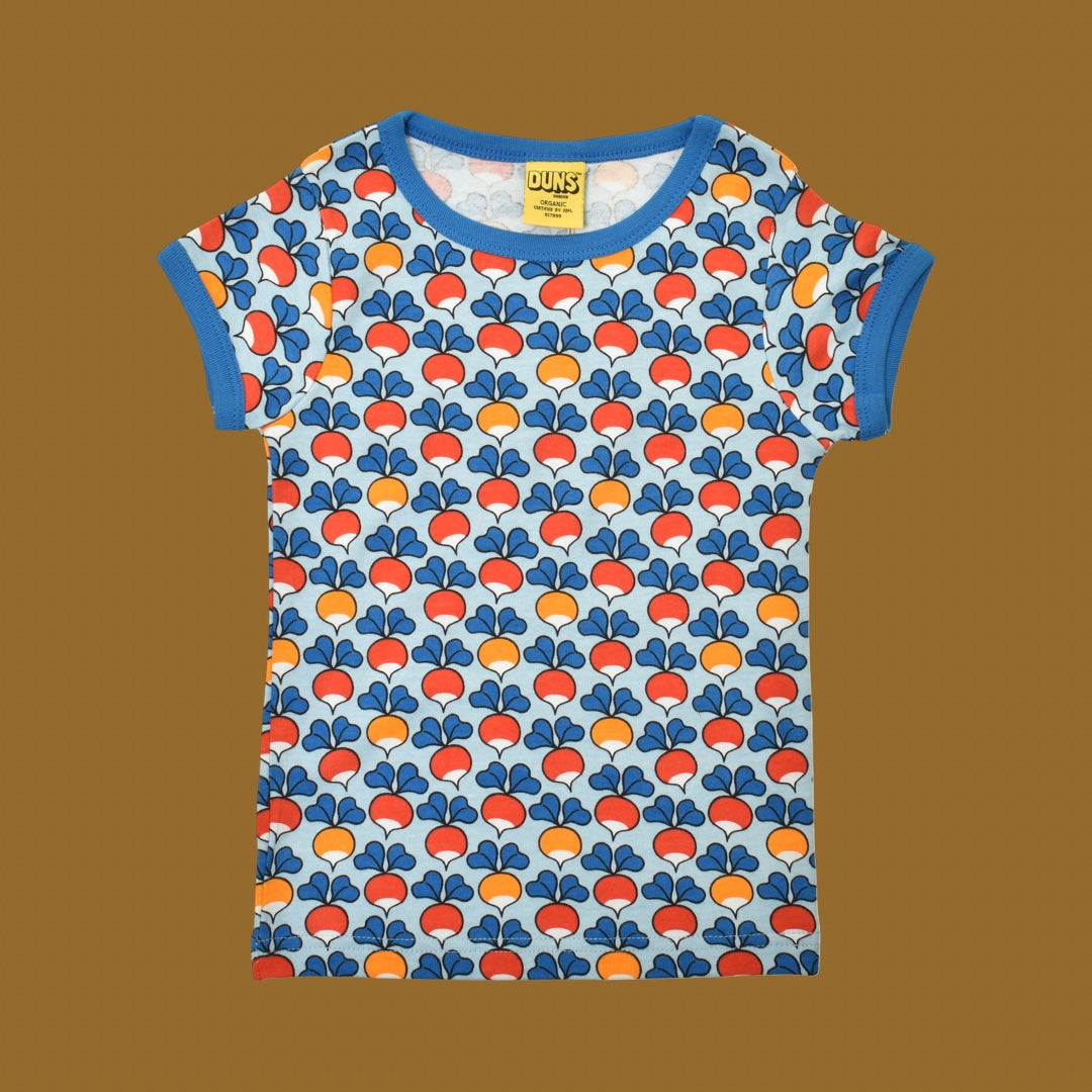 Duns Multi Radish Blue Kids' Short Sleeve Tee