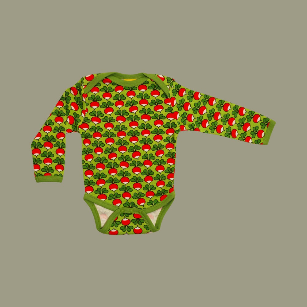 Duns Radish Bright Lime Green Long Sleeve Bodysuit – Ruck Rover General ...
