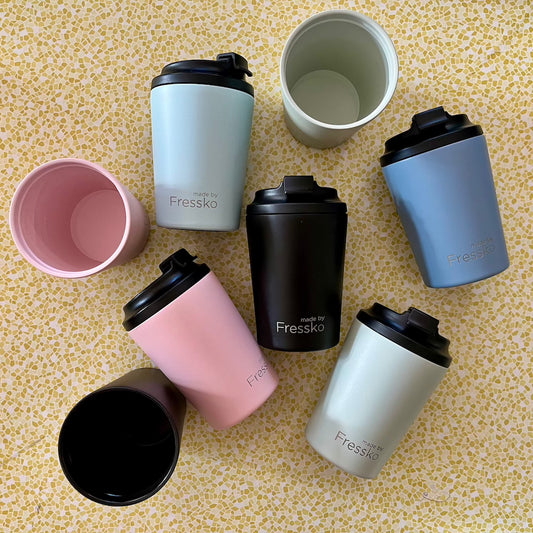 Fressko Ceramic Interior Bino Reusable Coffee Cup - 8oz