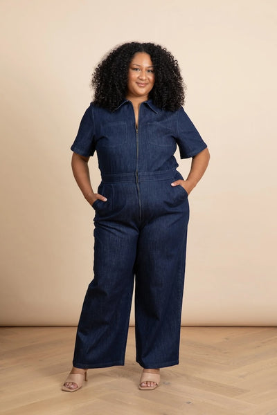 Frock Me Out Freestyler Denim Jumpsuit - Indigo