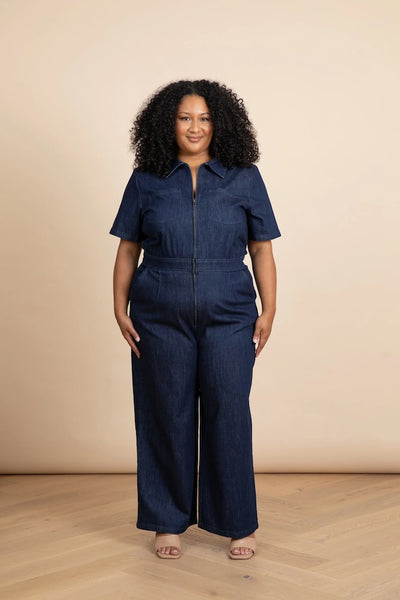 Frock Me Out Freestyler Denim Jumpsuit - Indigo