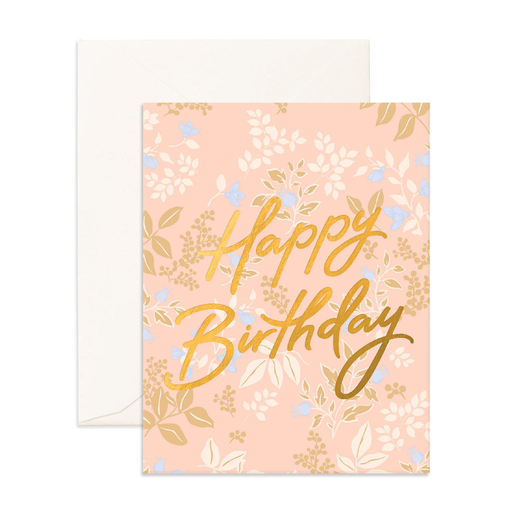 Fox & Fallow Birthday Maple Card