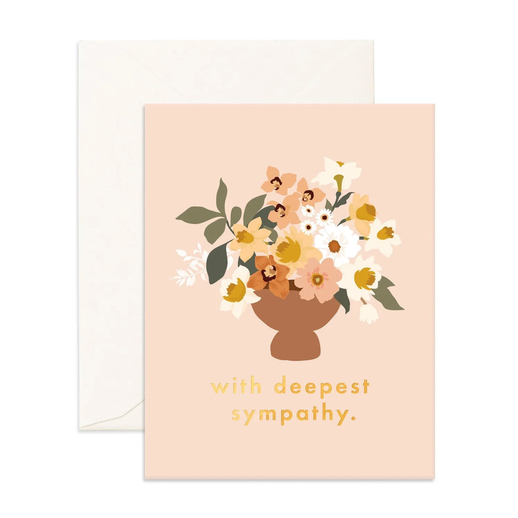 Fox & Fallow With Deepest Sympathy Card