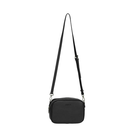 Hoopla Soft Cross Body Box Bag in Black
