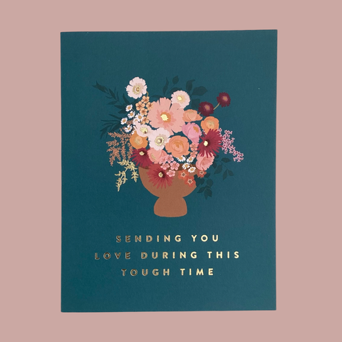 Fox & Fallow Sending You Love Vase Card