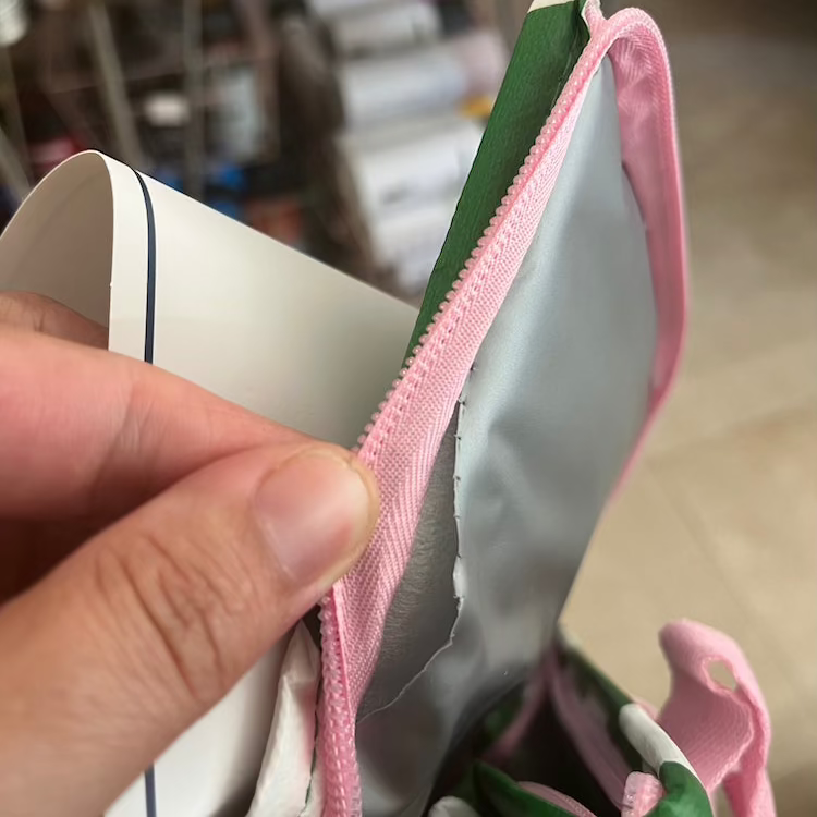 IMPERFECT: Project Ten Polka Dot Mini Insulated Tote - LINING