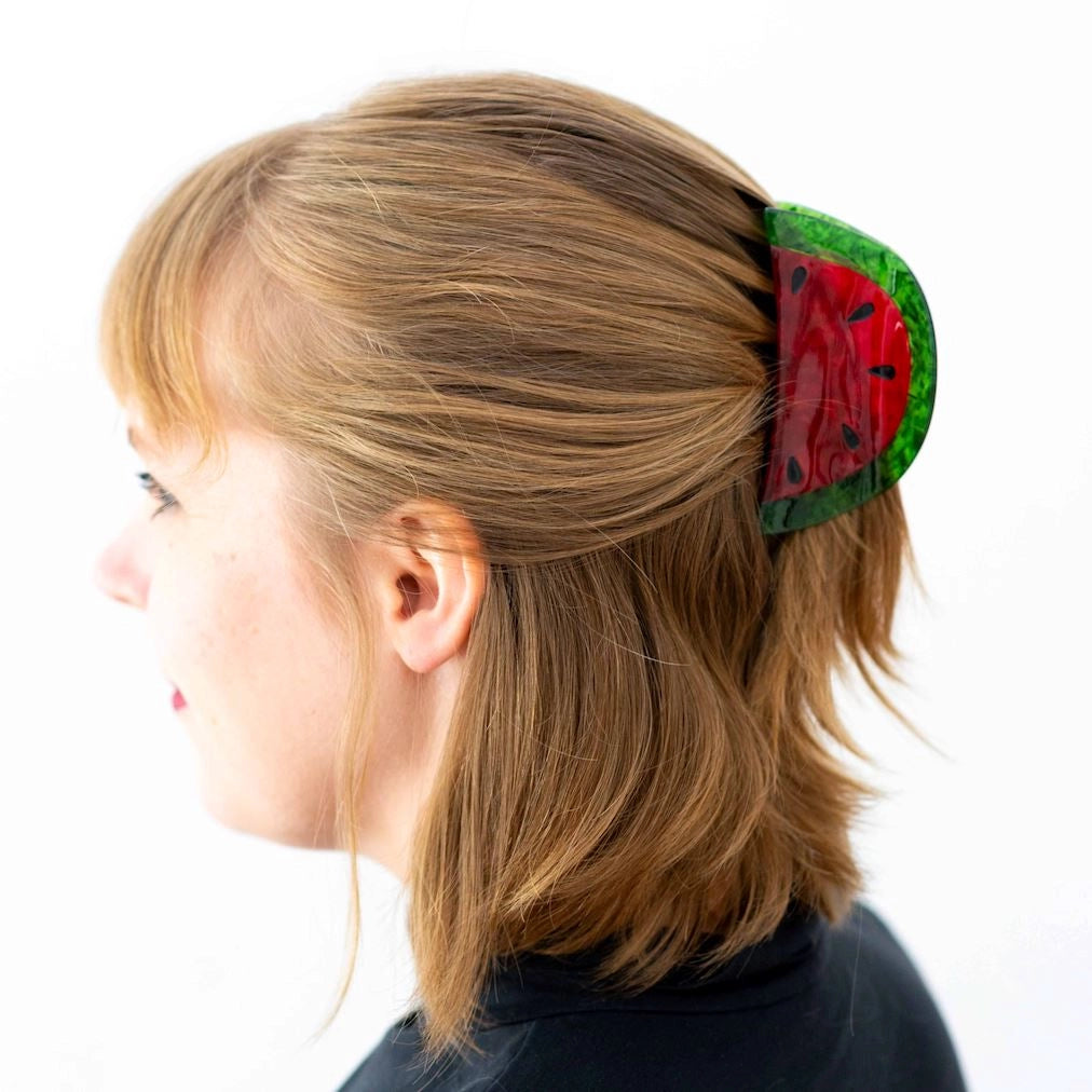 Jenny Lemons Large Watermelon Hair Claw