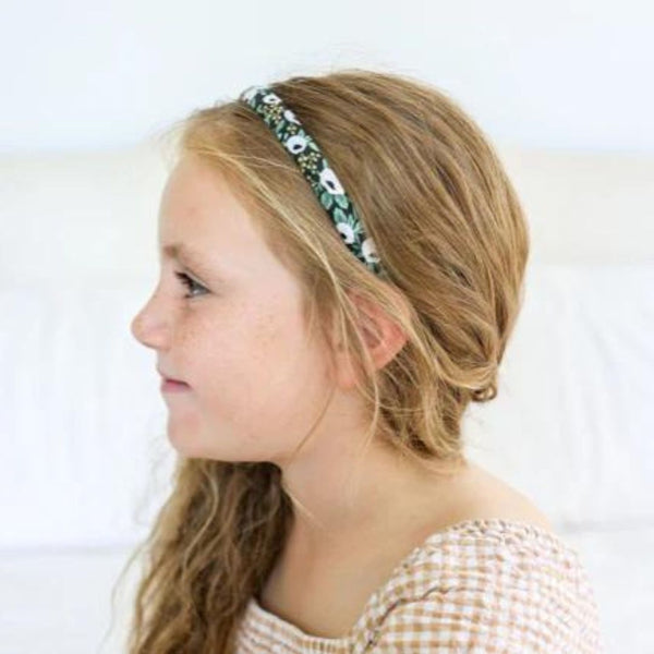 Josie Joan's Alice Headband in Sadie worn by a child