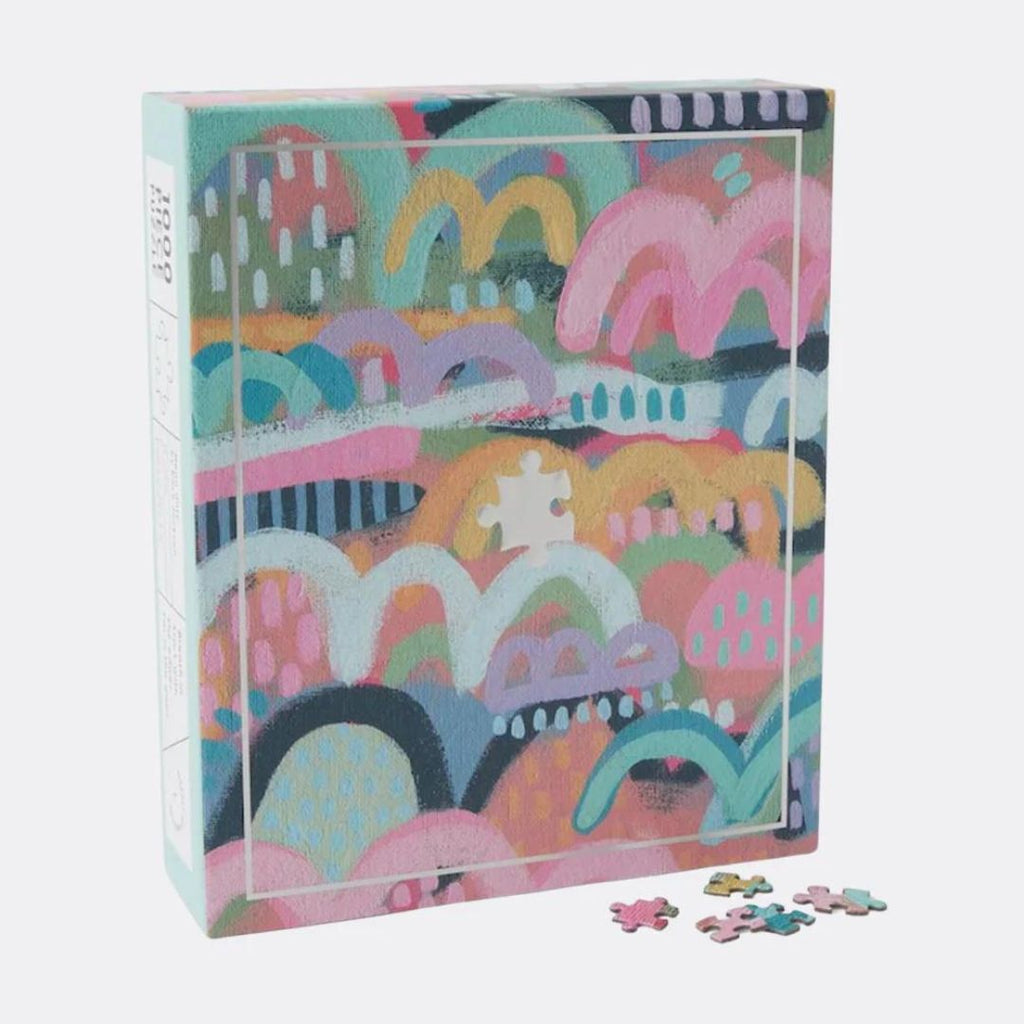 Journey of Something Neon Hills Jigsaw Puzzle