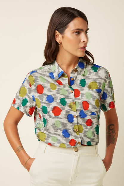 King Louie Evelina Walton Blouse