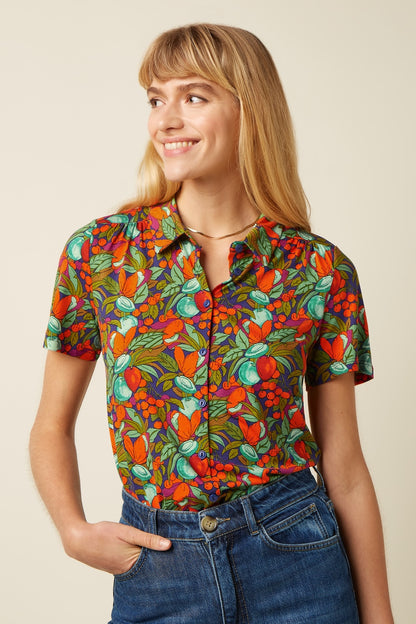 King Louie Maisie Blouse - Puerto