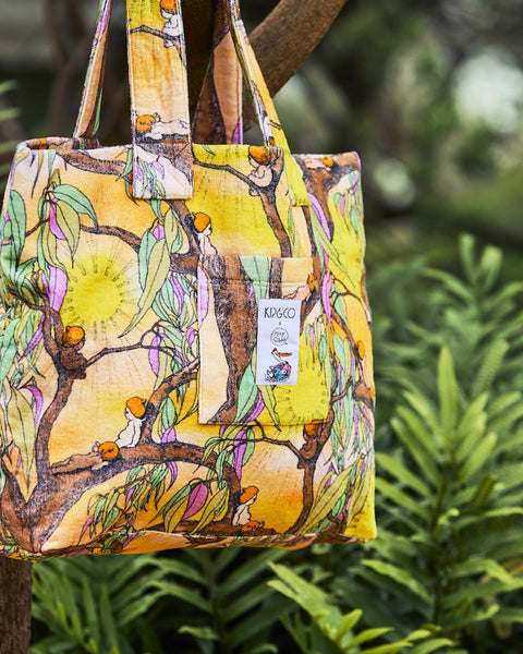 Kip & Co X May Gibbs Sunrise Delight Terry Beach Bag