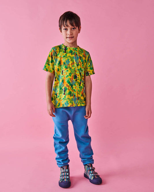 Kip & Co Jungle Boogie Kid's Tee modelled by a young person