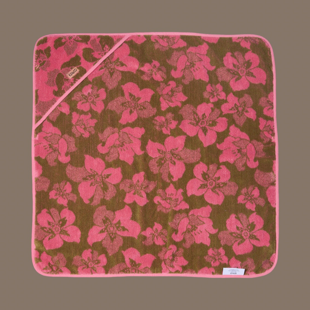 Kip & Co Bloom Terry Baby Towel