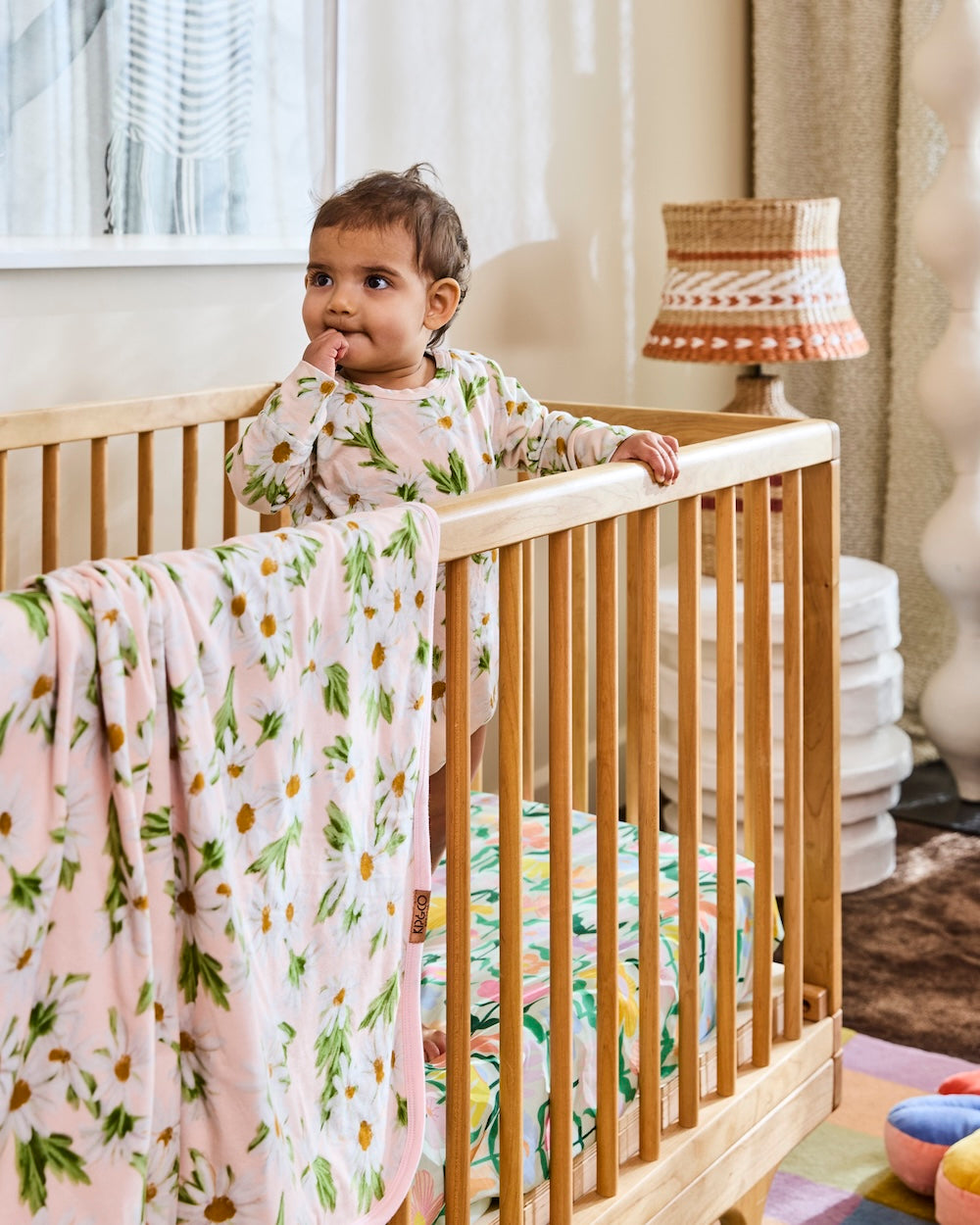 Kip & Co Sweet Daisy Organic Cotton Snuggle Blanket