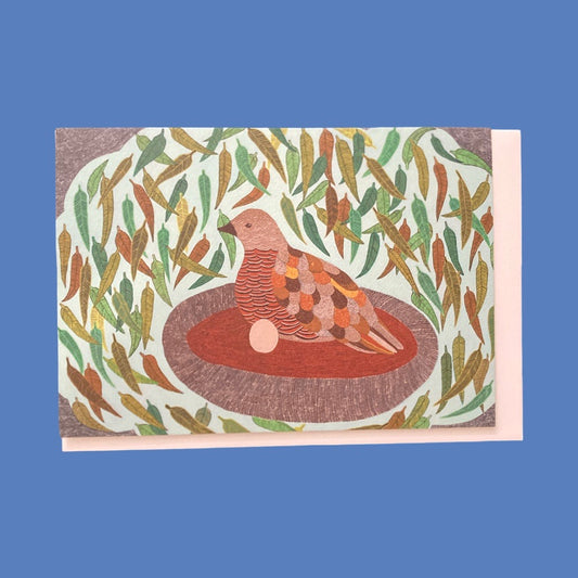 Louise Hamill The Little Button Quail Card