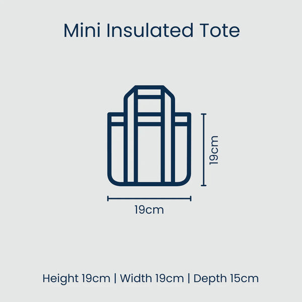 Project Ten Geo Floral Mini Insulated Tote