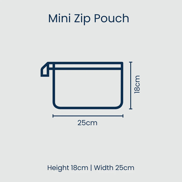 Project Ten Leopard Mini Zip Pouch