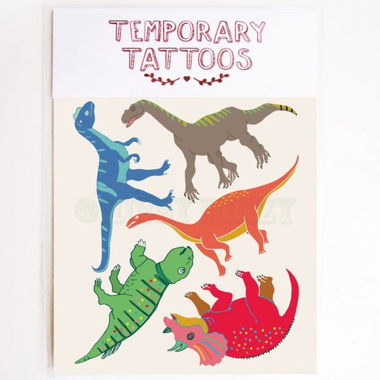 Missy Minzy Dinosaurs Temporary Tattoos
