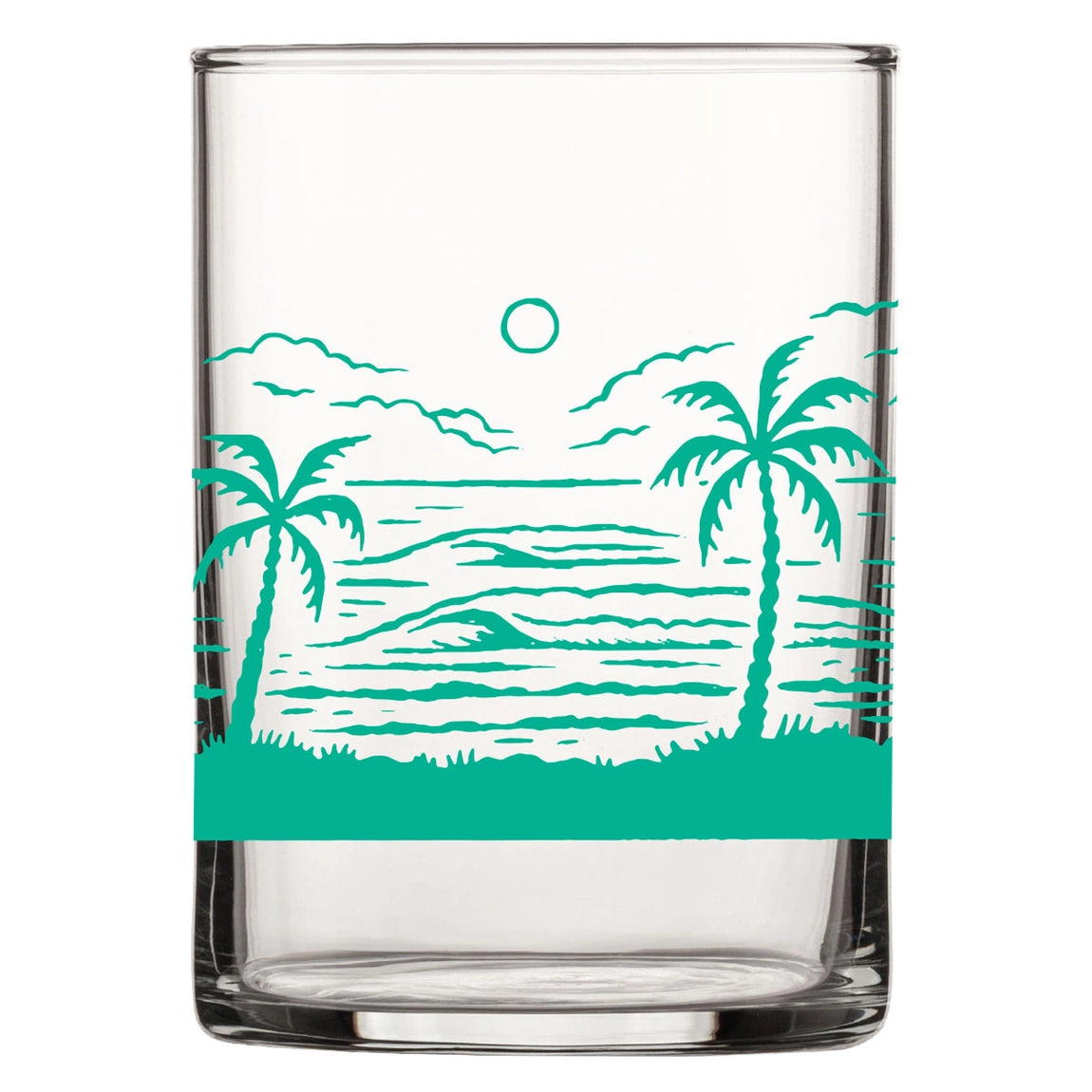 Moore Collection Beach Rocks Glass