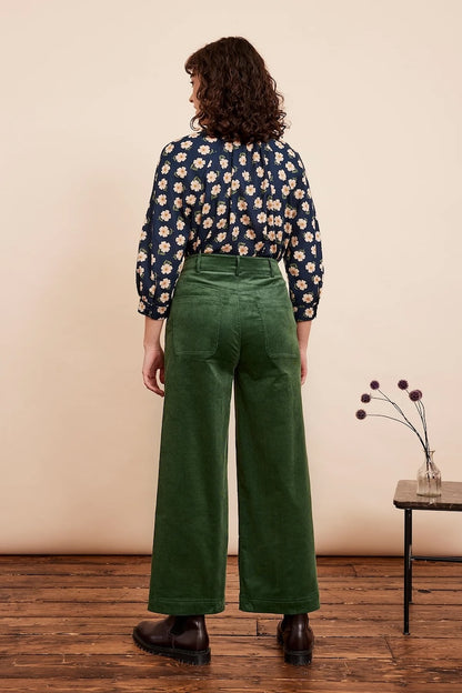 Emily & Fin Gwen Navy Floral Blouse