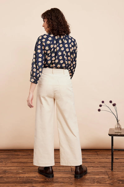 Emily & Fin Gwen Navy Floral Blouse