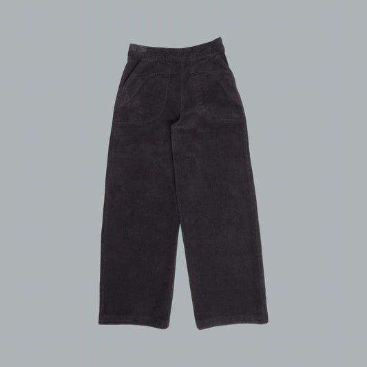 Olga de Polga Peggy Sue Velvet Corduroy Pants - Black