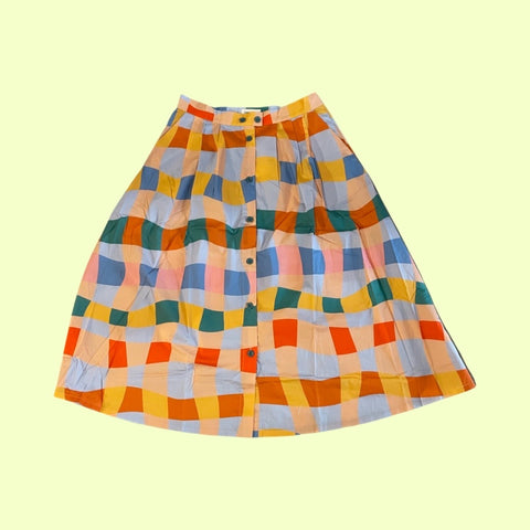 Origami Doll Fiona Retro Wave Skirt