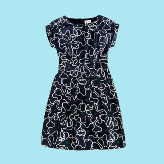 Origami Doll Walk Un The Park Dress - Lines