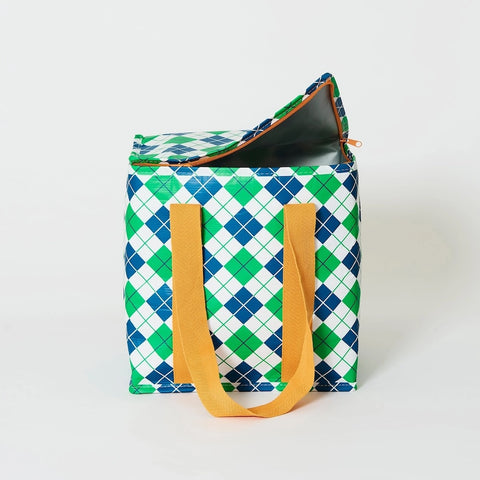 IMPERFECT Project Ten Argyle Insulated Tote