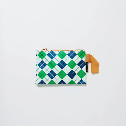 Project Ten Argyle Mini Zip Pouch