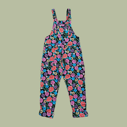 Rebel Romance Tattoo Floral Dungarees