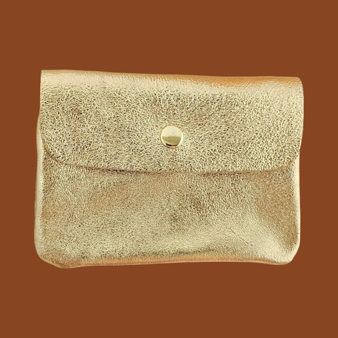 Royal Marais Metallic Leather Kangoo Wallet