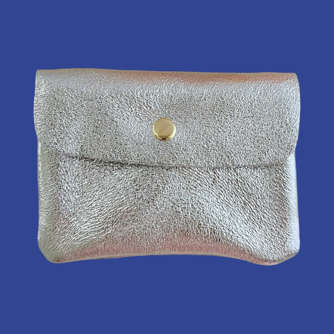 Royal Marais Metallic Leather Kangoo Wallet
