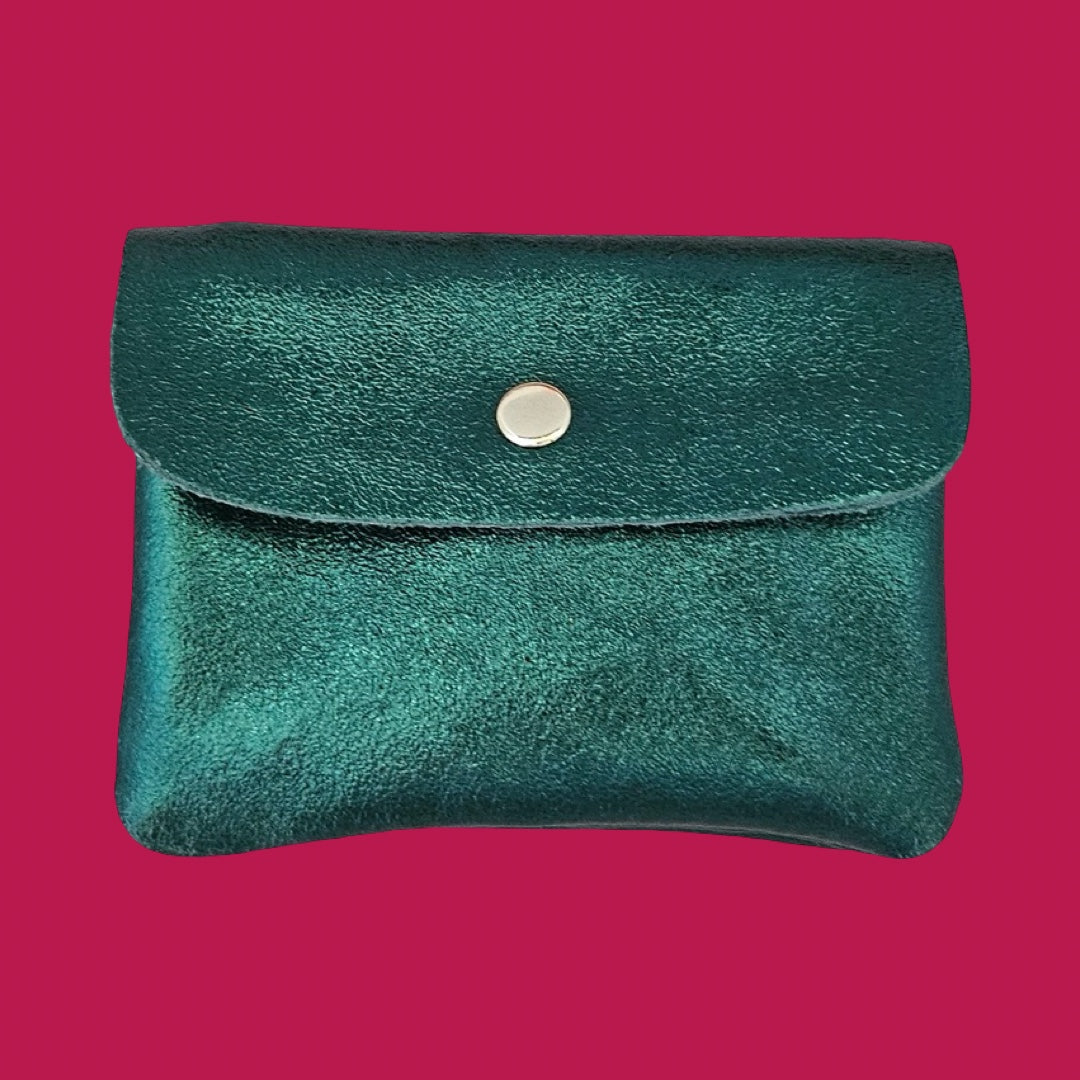 Royal Marais Metallic Leather Kangoo Wallet