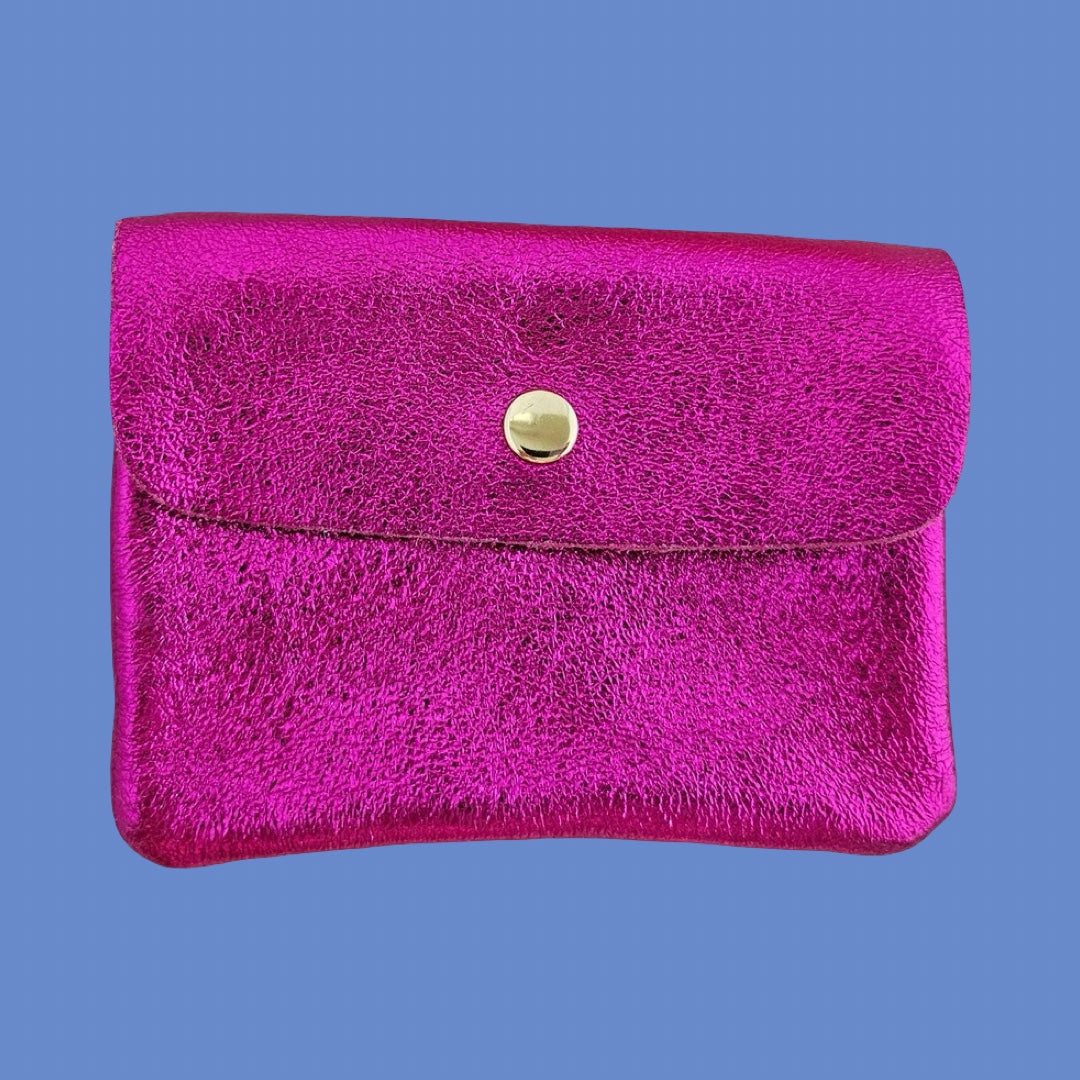 Royal Marais Metallic Leather Kangoo Wallet