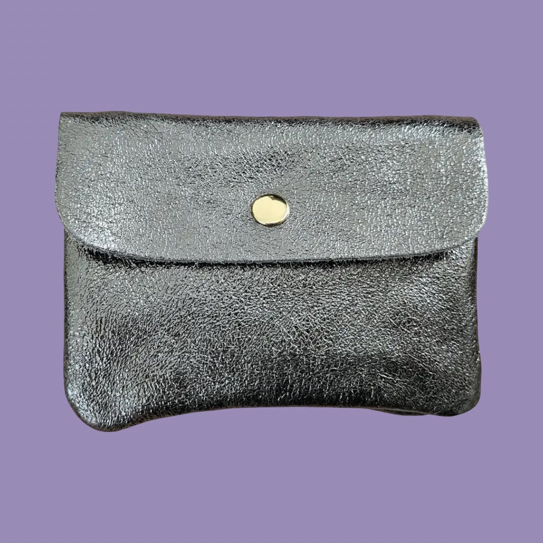 Anthracite grey coin purse