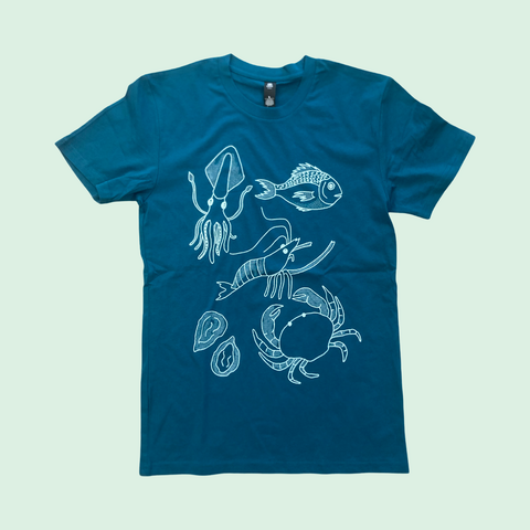 Ruck Rover Seafood Basket Tee