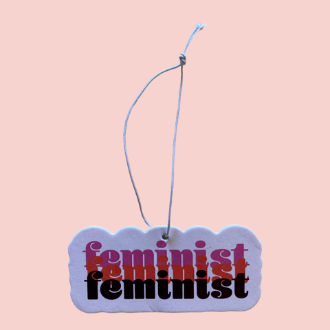 Snail Mail Paper Goods Feminist Air Freshener