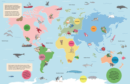 Spot It! World Atlas by Megan McKean
