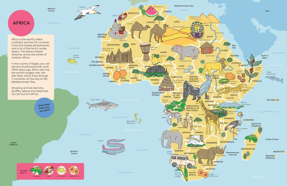 Spot It! World Atlas by Megan McKean