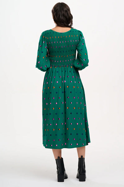 Sugarhill Brighton Gretel Midi Shirred Dress