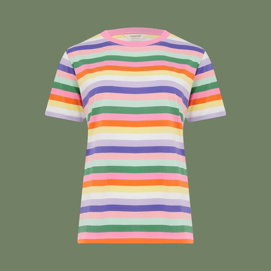 Sugarhill Brighton Maggie Tee - Candy Stripe